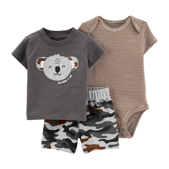 Carter's Other - BNWT Carter's Infant Boy's 3-Piece Koala Little Short Set, 18 Months